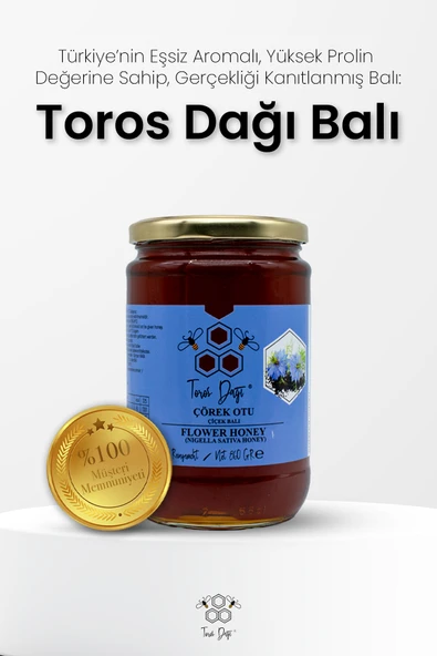 Toros Dağı Çörek Otu Balı 860 gr - Resim 2