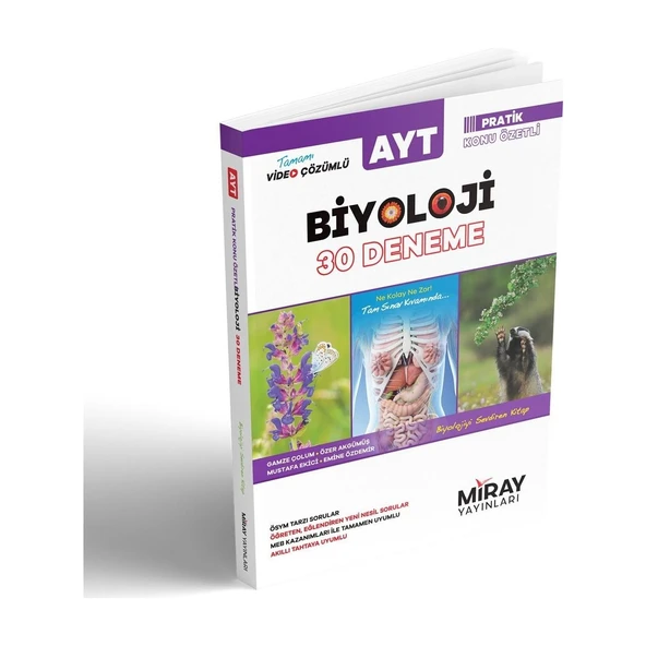 Miray Ayt Biyoloji 30 Deneme ürün görseli 1