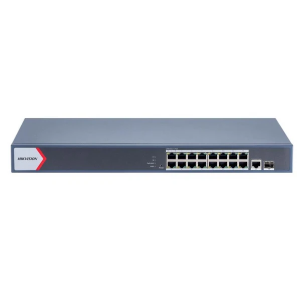 HIKVISION Hikvision DS-3E1518P-EI/M 16Port Gigabit 1x Sfp Poe Yönetilebilir 130W Switch ürün görseli 1