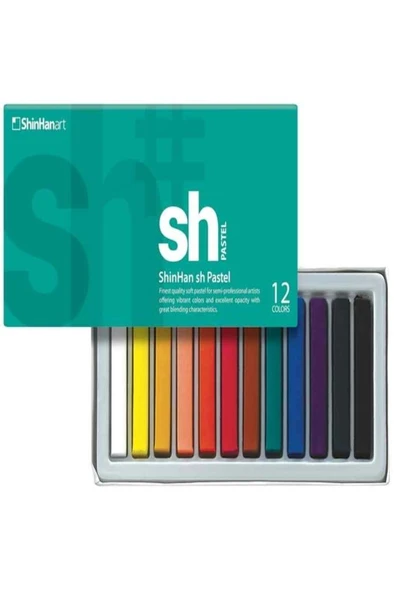 Shinhan Art 12 Renk Soft Pastel Boya Tsf-2021 ürün görseli 1