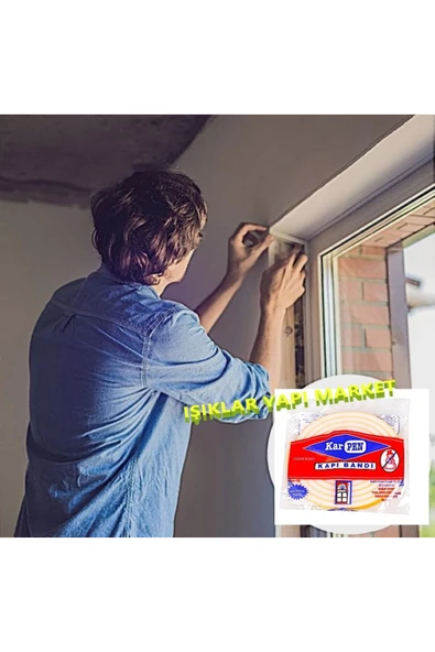 Yapışkanlı Kapı Bandı Isı Yalıtım Süngeri 2,5metre (Pk.:/Ad.-5Adet) ürün görseli 1