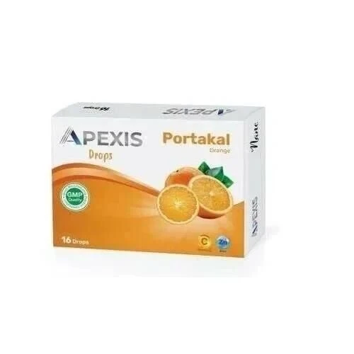 Apexis Drops Portakal Aromalı 16 Adet ürün görseli 1