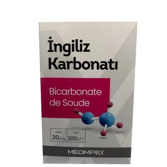 Medimpex İngiliz Karbonatı 5gr 20 Saşe 100gr ürün görseli 1