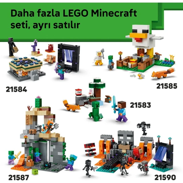 LEGO 21586  Minecraft® Solgun Bahçe - Resim 10