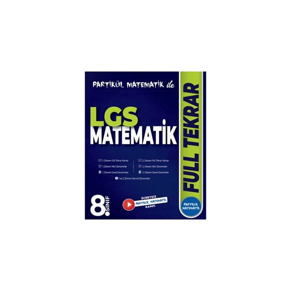 Partikül Matematik İle 8. Sınıf Lgs Matematik Full Tekrar ürün görseli 1