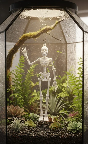 3D Baskı PLA İskelet Anahtarlık - Resim 4