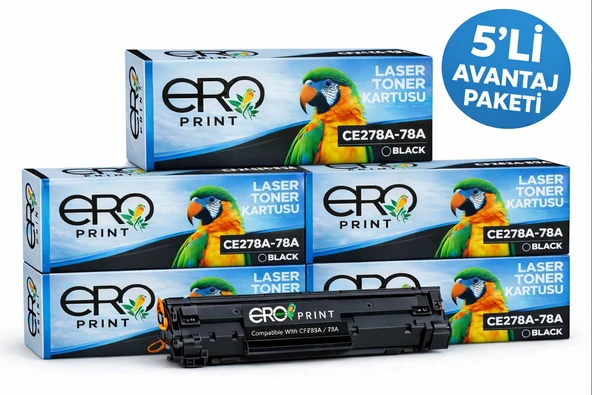 HP LaserJet Pro M1536dnf Muadil Toner - 5'li Avantaj Paket ürün görseli 1