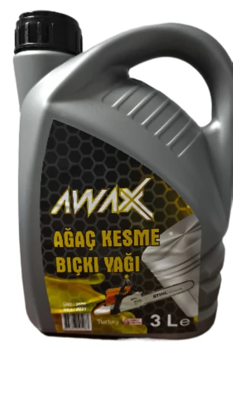 Awax Bıçkı Testere Motor Yağı 3 Lt Üretim YILI:2026 ürün görseli 1