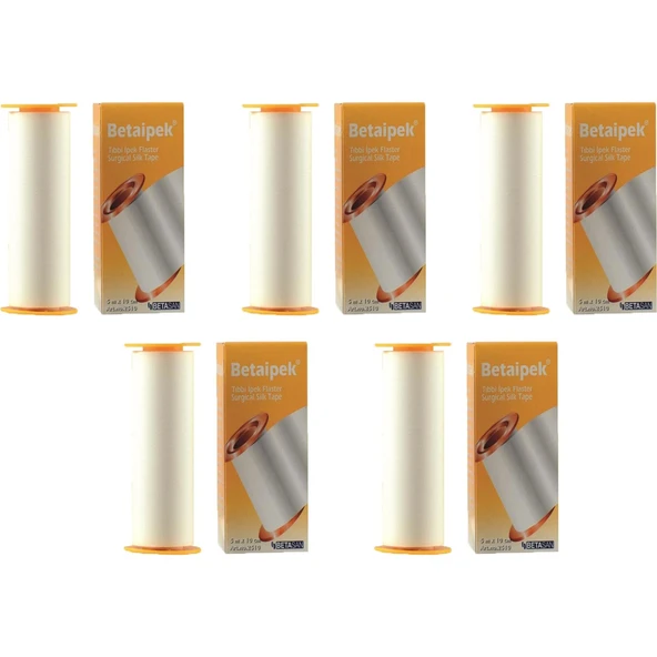 Betaipek Flaster Tıbbi İpek Sabitleme Bandı 5 m x 10 cm ürün görseli 1