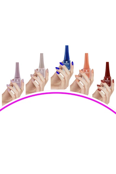 5 Adet Keratinli Besleyici Oje 14 ml SET5 ürün görseli 1