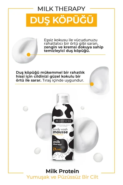 Milk Therapy Duş Köpüğü 200 ML - mrfs - Resim 2