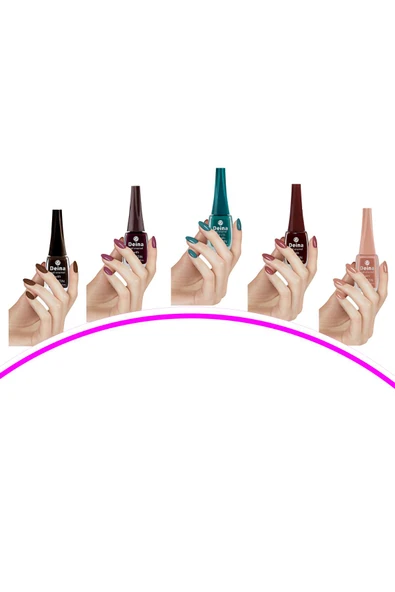 5 Adet Keratinli Besleyici Oje 14 ml SET10 ürün görseli 1