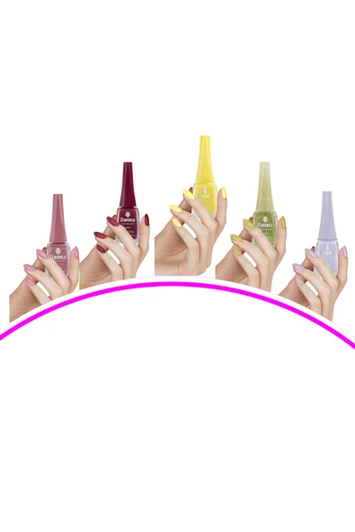 5 Adet Keratinli Besleyici Oje 14 ml SET3 ürün görseli 1