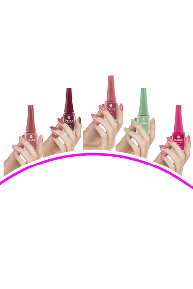 5 Adet Keratinli Besleyici Oje 14 ml SET2 ürün görseli 1