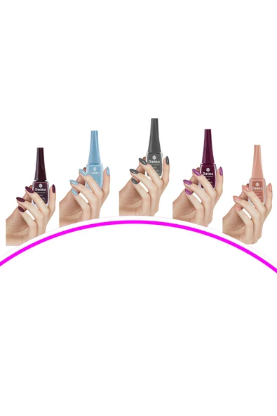 5 Adet Keratinli Besleyici Oje 14 ml SET11 ürün görseli 1
