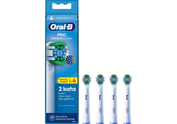 Oral-B Şarjlı Diş Fırçası Yedek Başlığı Precision X-Filament 4 Adet Ürün ürün görseli 1