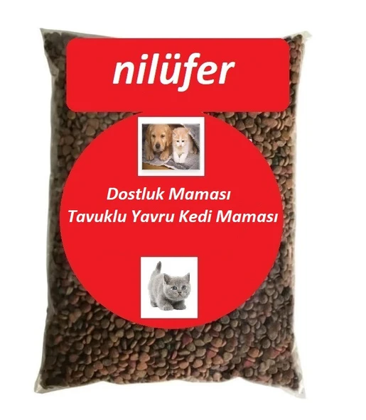 Nilüfer Dostluk Maması Tavuklu Yavru Kedi Maması 3 KG ürün görseli 1