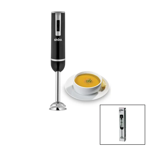 ÇELİK UÇLU ÇUBUK BLENDER 300W DC MOTOR= 2 KADEME HIZ AYRILIR GÖVDE ERGONOMİK TASARIM SHB-3180 (5250) ürün görseli 1