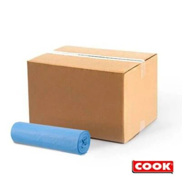 Cook Jumbo Boy 1 Koli (20 Rulo) Çöp Torbası 80 x 110 cm (90 Lt) ürün görseli 1
