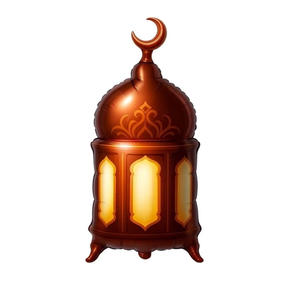 Hoş Geldin Ramazan Kandil Şekilli Folyo Balon 1 Adet ürün görseli 1