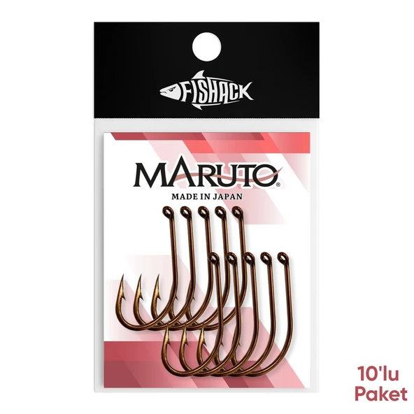 Olta İğnesi - Maruto - NS4310 - Bronz - No: 6/0  (10'lu Paket) ürün görseli 1