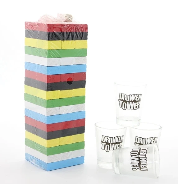 Jenga Shot Bardak Oyunu Alk1493 ürün görseli 1