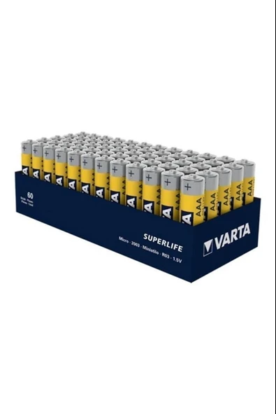 Superlıfe Çinko Aaa Ince Kalem Pil 60lı Paket ürün görseli 1