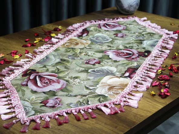 Golden Rose Tiny Lüx Püsküllü Runner ürün görseli 1