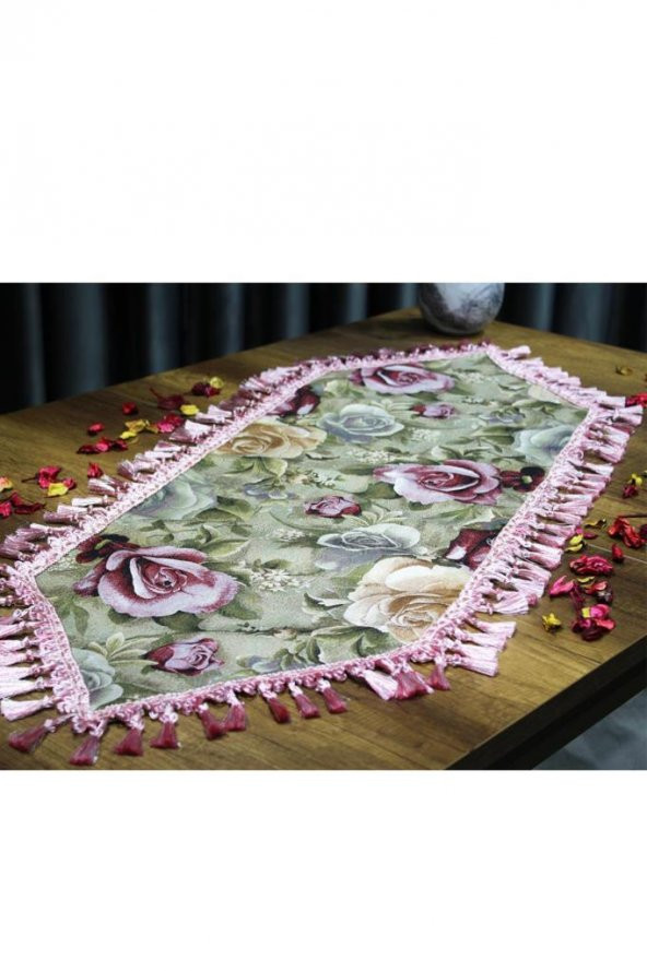 Golden Rose Tiny Lüx Püsküllü Runner - Resim 6