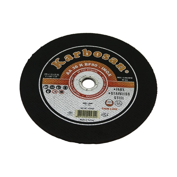 İNOX METAL KESİCİ DİSK 230MMX1.92X22 (5250) ürün görseli 1