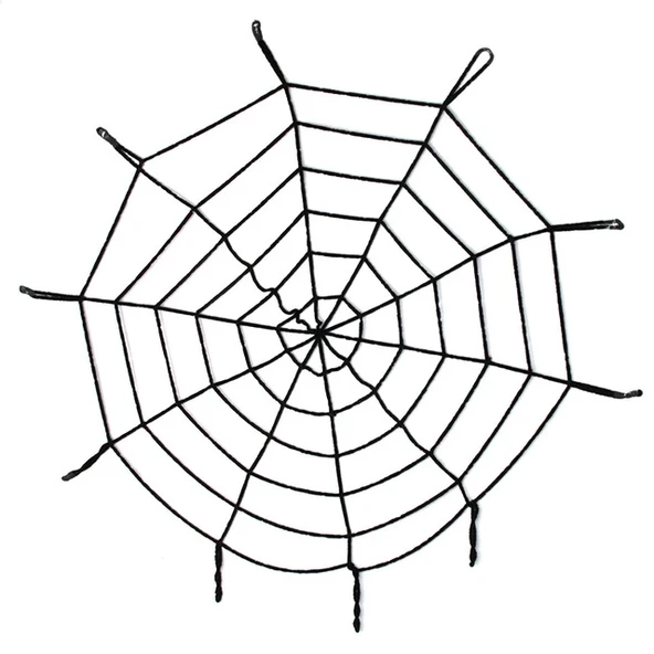 Halloween Cadılar Bayramı Örümcek Ağ Dekor Siyah 1.5 Metre ürün görseli 1