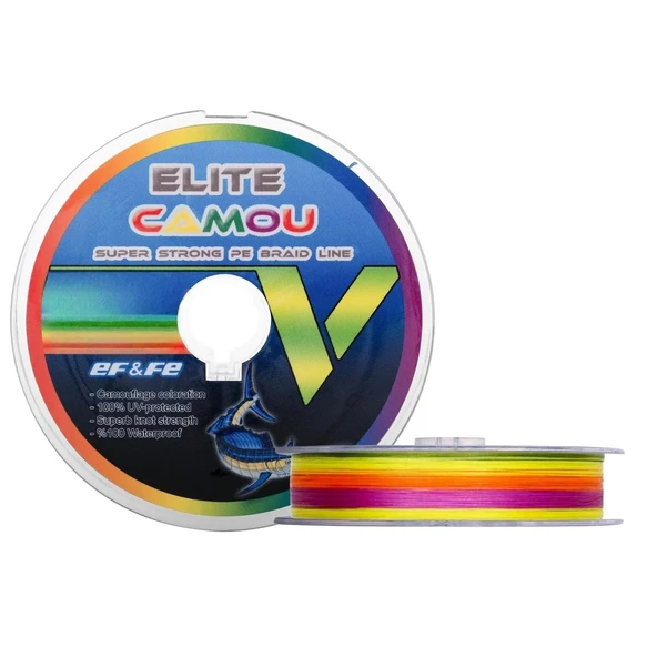 Effe Elite Camou 100 Mt. 0,26mm PE İP Misina ürün görseli 1