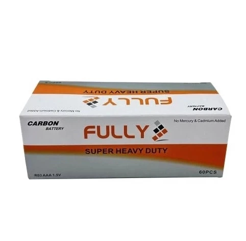 Fully Aaa Süper Heavy Duty İnce Kumanda Pil 60 Adet ürün görseli 1
