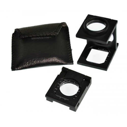 1cm Full Çelikkaplı Full Çelik Kaplı Katlamalı Büyüteç Th9008a - Resim 2