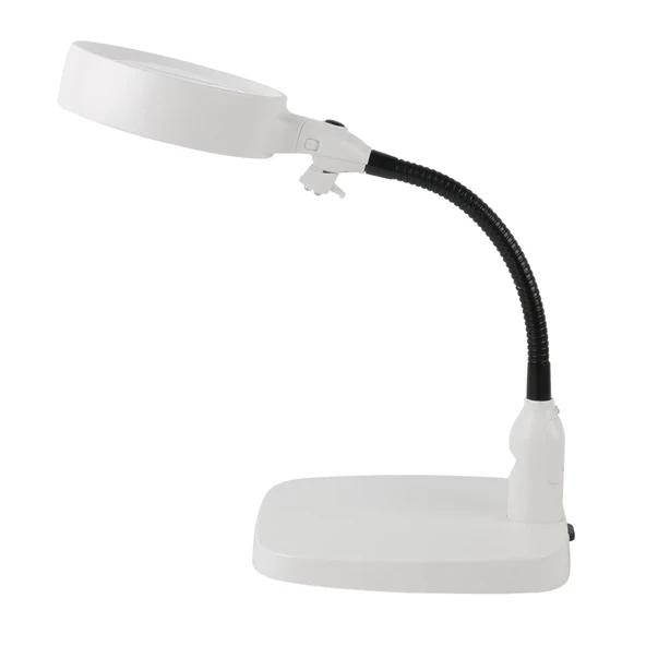 Masaüstü 10x Led Işıklı Büyüteç Okuma El Sanatları Onarım Büyüteç 7765 ürün görseli 1