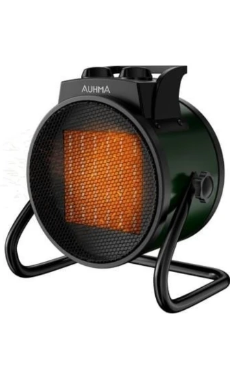 Auhma AT1H Elektrikli Isıtıcı Fan Gri | 3000W Hızlı Isınma, 3 Kademeli Ayar, Sessiz PTC Isıtma Teknolojisi ürün görseli 1