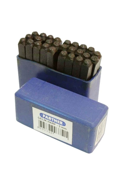 Würth Çelik Harf 27 Parça 5 mm ürün görseli 1