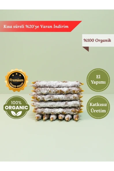 Damak Antakya El Yapımı Cevizli Sucuk 1 Kg ürün görseli 1