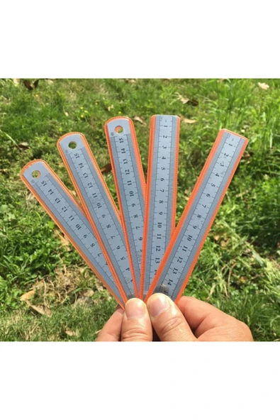 Kafenn Paslanmaz Çelik Cetvel 150 Mm - Resim 4