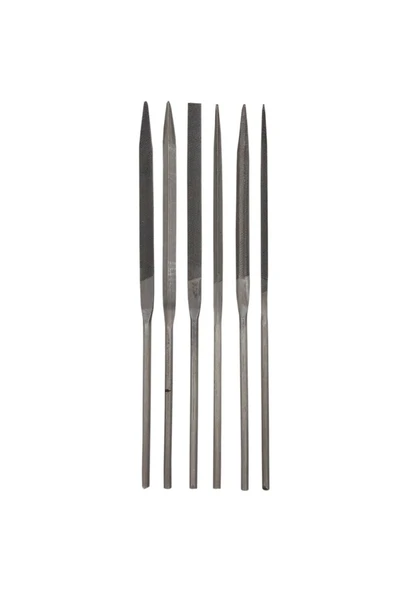 Three Files Saatçi Eğe Seti 14cm 6 Parça ürün görseli 1
