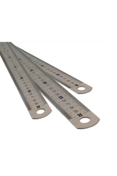 Kafenn Paslanmaz Çelik Cetvel 150 Mm - Resim 3