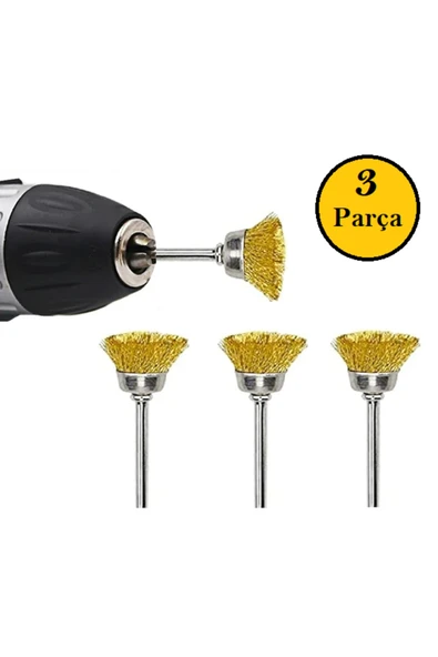 Venoa Vk1530 Mikro Prinç Pimli Çanak Fırça Seti 3 Parça ürün görseli 1