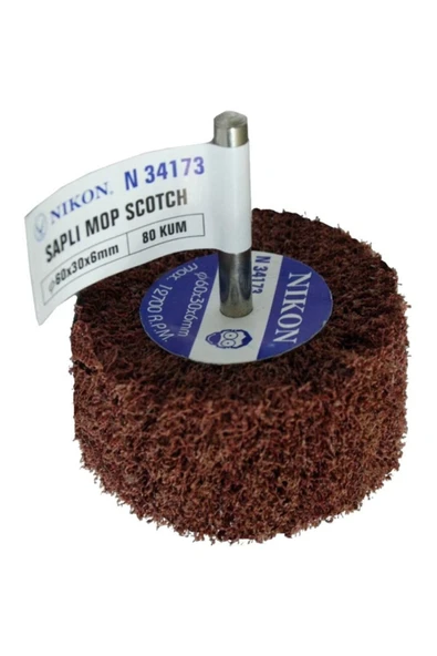 NİKON N34193 Non Woven Zımpara Saplı Mop 40x20x6mm 80 Kum ürün görseli 1