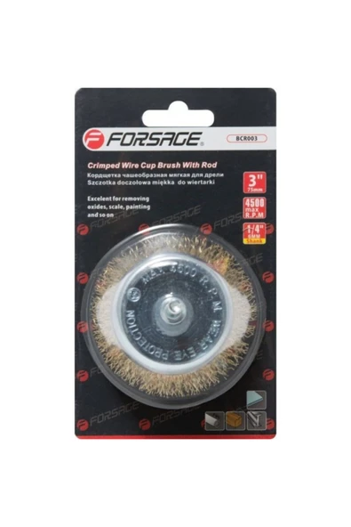 Pimli Çanak Tel Fırça 50 mm ürün görseli 1