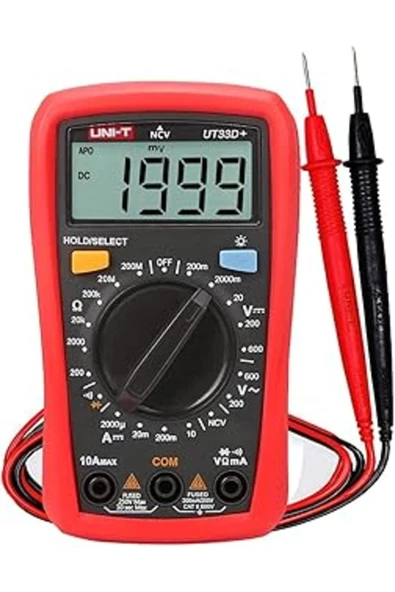 Unit Ut33d+ 600v 10a Dijital Multimetre ürün görseli 1