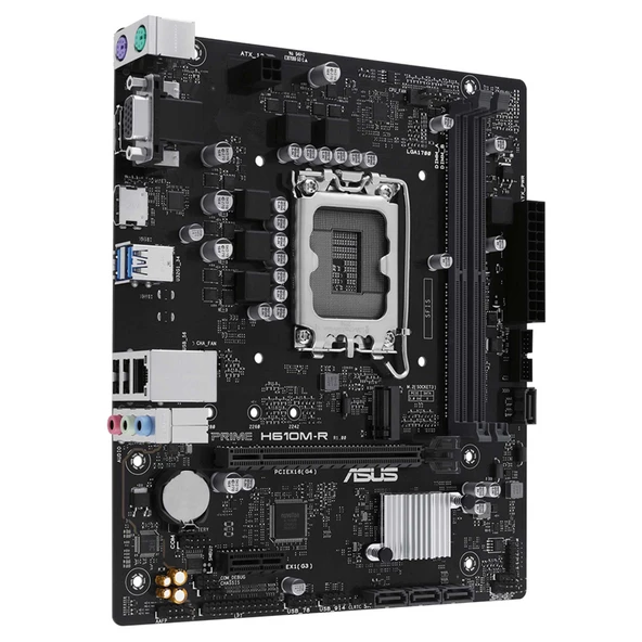 ASUS PRIME H610M-R-SI 2xDDR5 1700P ANAKART ürün görseli 1