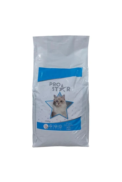 PRO STAR Balıklı Yetişkin Kedi Maması 15 kg ürün görseli 1