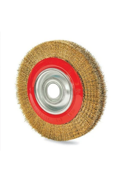 CTM Saçaklı Sarı Telli Dairesel Fırça 200 Mm ürün görseli 1