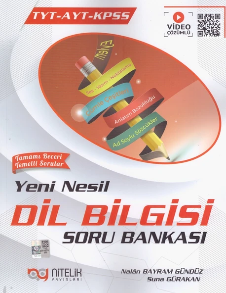 NİTELİK TYT&AYT KPSS YENİ NESİL DİL BİLGİSİ SORU BANKASI ürün görseli 1