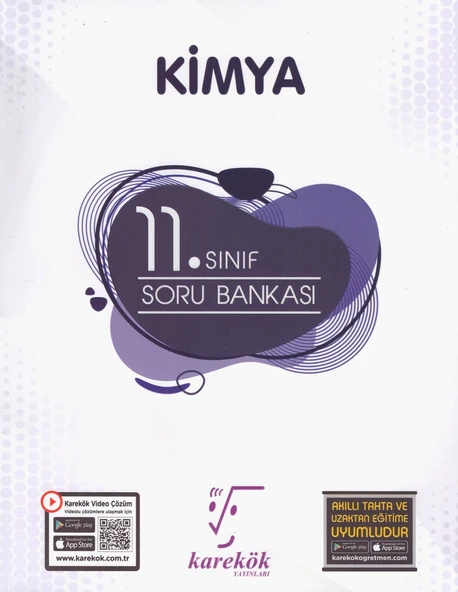 KAREKÖK 11.SINIF KİMYA SORU BANKASI ürün görseli 1